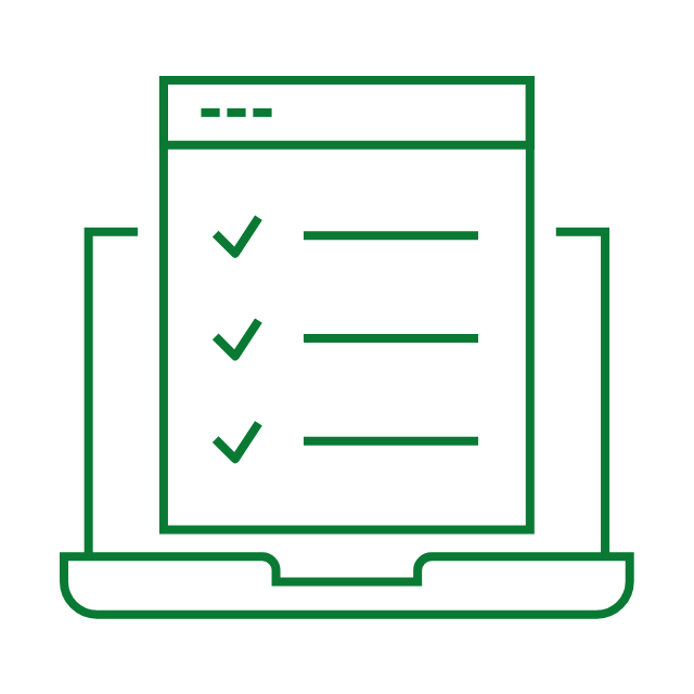 virtual check in icon