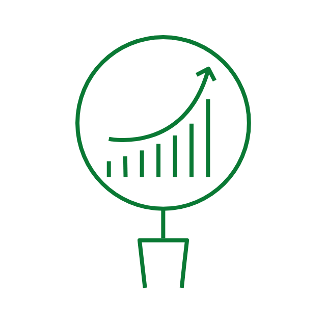 trend analysis icon